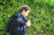 Teen with earphones