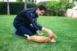 Teen and cat