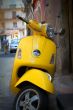 Yellow scooter