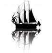 Sailing boat sketch