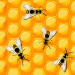 Bees and honeycomb
