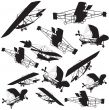 Vintage planes background