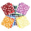 Floral texture in many colors
