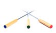 colored fondue forks