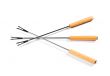 colored fondue forks