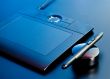 drawing tablet in blue light