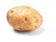 single potato in peel