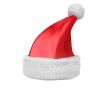 Traditional red Santa hat isolated side view