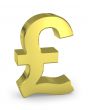 Golden pound sign