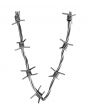 Barbed wire alphabet, V