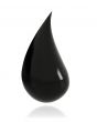 Glossy drop of oil