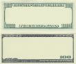 Clear 100 dollar banknote pattern