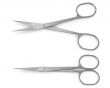 Manicure scissors closed and opened 