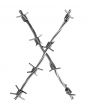 Barbed wire alphabet, X