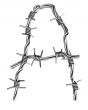 Barbed wire alphabet, A