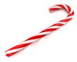 Christmas candy cane isolated on white background