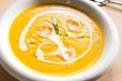 pumpkin and shrimps cream soup