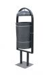 Black dustbin