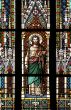 stained window