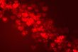 abstract red background - hearts