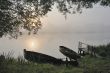 Boats at a sunrise