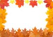 Ornament from autumn leaves