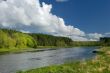 Clouds over the river