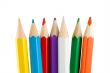 Crayons isolated