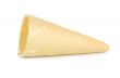 Waffle cone for ice cream isolated