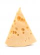 Cheese on a white background