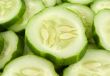Background from cucumbers