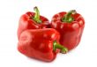 Three red peppers