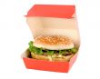Hamburger in the red box