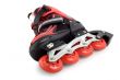 Red roller scates isolated 