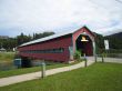 covered bridge in Quebec