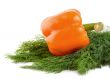 Orange pepper and dill