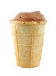 Brown ice cream