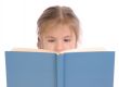 Girl with open book