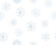 seamless snowflakes background  