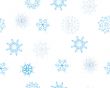 seamless snowflakes background  