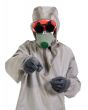 Person with respirator