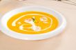 pumpkin and shrimps cream soup