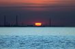 Sunset over Wilhelmshaven