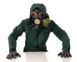 Man with gas mask