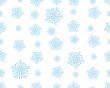 seamless snowflakes