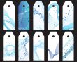 water bookmarks set