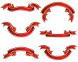 ribbons set red