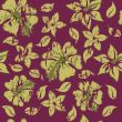 grunge seamless floral background