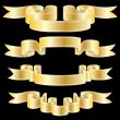 golden ribbons