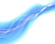 glowing water waves